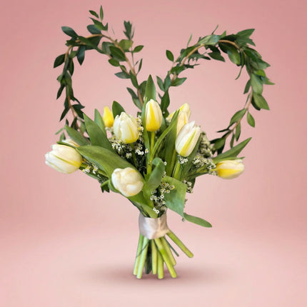 Tulip Heart Bouquet