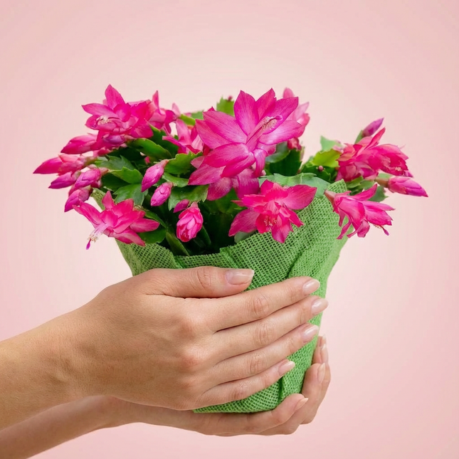 Christmas Cactus (Schlumbergera) Various Colours 15cm (6'')