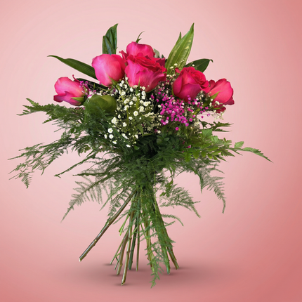 Pink Floyd Rose Bouquet x12 (vase not included)