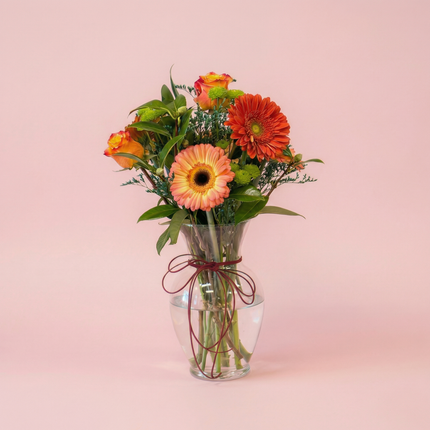 Gerbera Sunshine Fire Bouquet