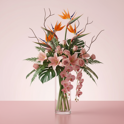 Roses, Lilies and Orchides