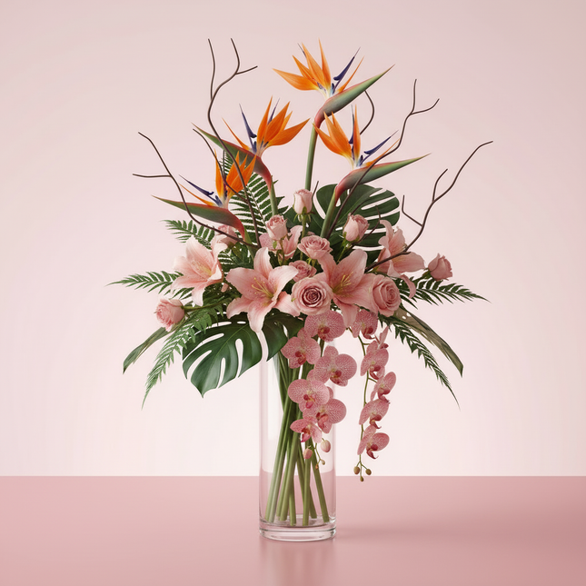 Roses, Lilies and Orchides