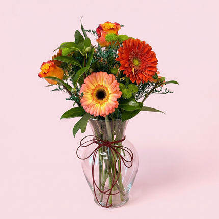 Gerbera Sunshine Fire Bouquet