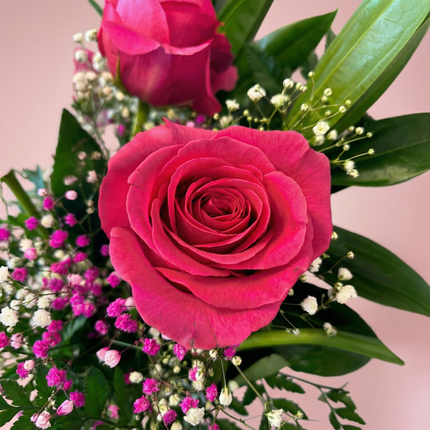 Pink Floyd Rose Bouquet x12 (vase not included)