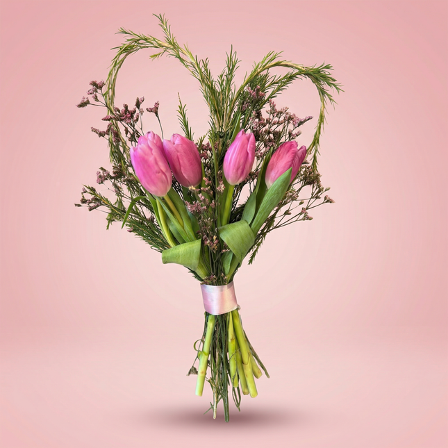 Tulip Heart Bouquet