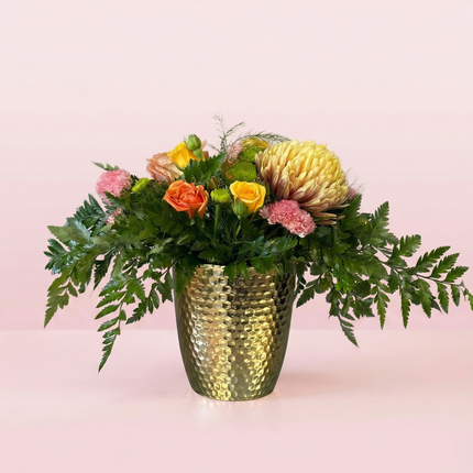 Event Centerpiece - Blush with Gold Wonder
