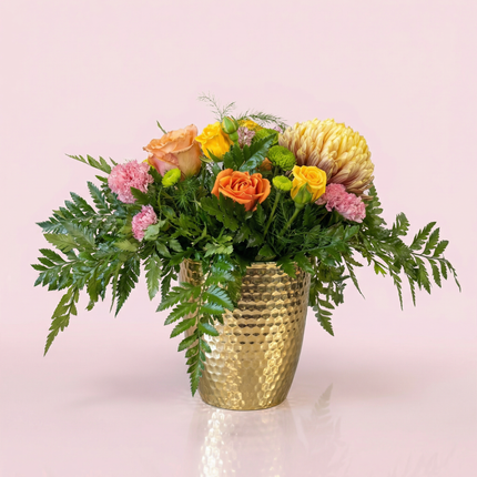 Event Centerpiece - Blush with Gold Wonder