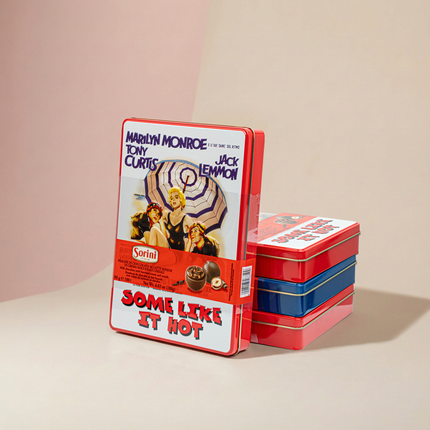 Sorini 'Some Like it Hot' Chocolate Metal Tin 188g